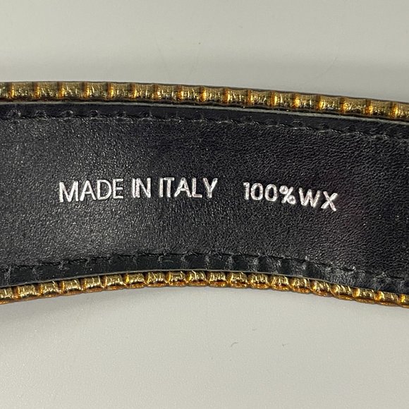 Roberto Cavalli So5FMG Wide Leather Belt, 85 main image 13